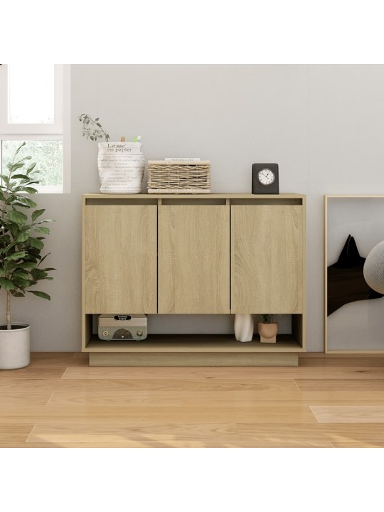 Kumode, ozolkoka krāsa, 97x31x75 cm, inženierijas koks