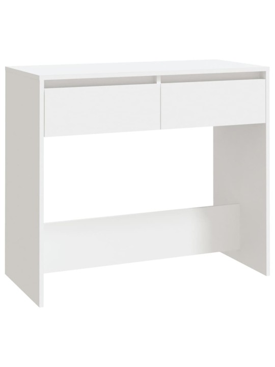 Konsoles galdiņš, balts, 89x41x76,5 cm, tērauds