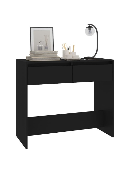 Konsoles galdiņš, melns, 89x41x76,5 cm, tērauds
