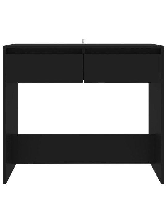 Konsoles galdiņš, melns, 89x41x76,5 cm, tērauds