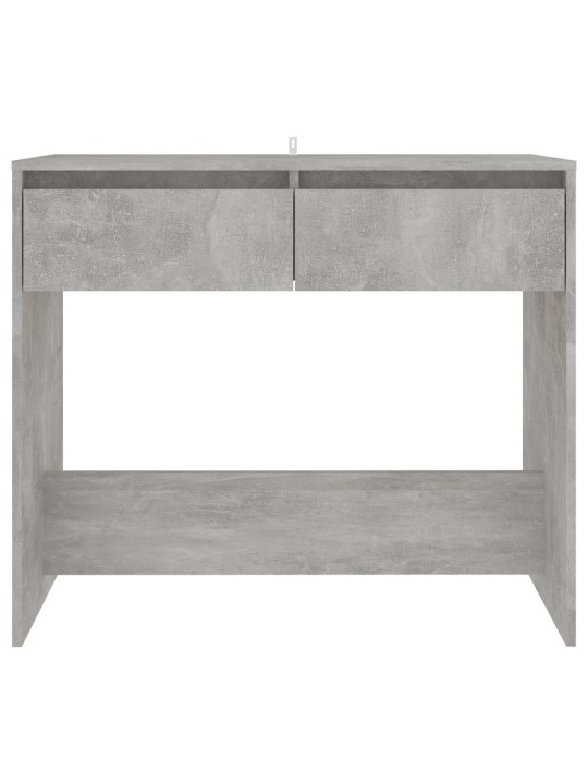 Konsoles galdiņš, betona pelēks, 89x41x76,5 cm, tērauds