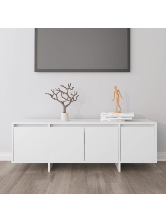 Tv skapītis, 120x30x40,5 cm, balts, inženierijas koks