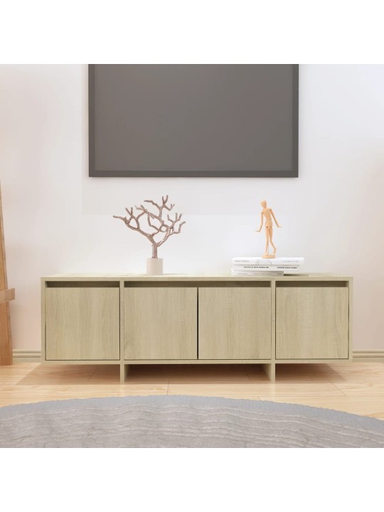 Tv skapītis, ozolkoka krāsa, 120x30x40,5 cm, inženierijas koks