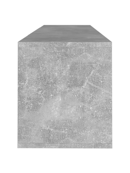 Tv skapītis, betona pelēks, 120x30x40,5 cm, inženierijas koks