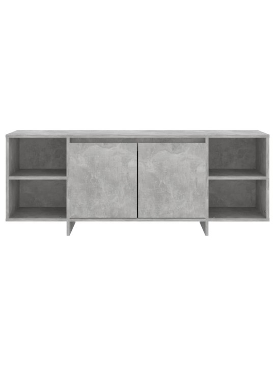 Tv skapītis, betona pelēks, 130x35x50 cm, inženierijas koks