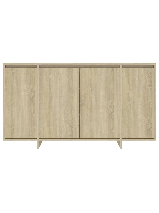 Kumode, ozolkoka krāsā, 135x41x75 cm, inženierijas koks