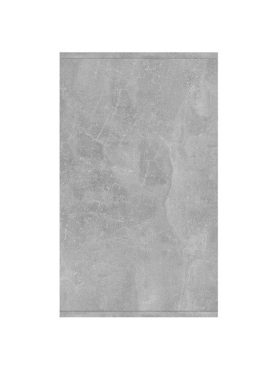 Kumode, betona pelēka, 135x41x75 cm, inženierijas koks