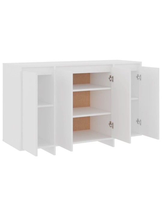 Kumode, balta, 120x41x75 cm, inženierijas koks