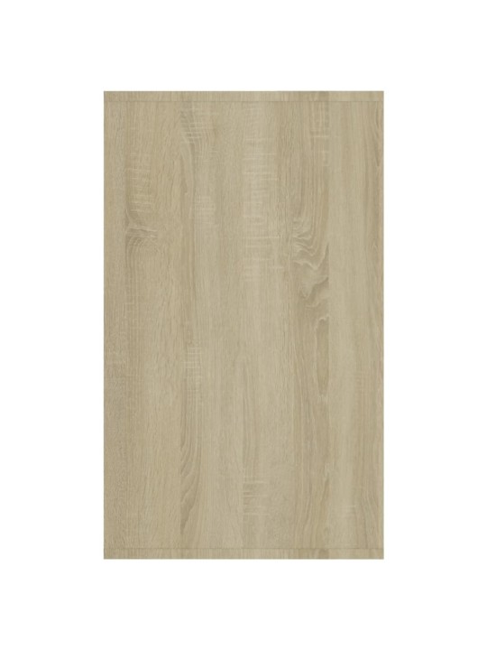 Kumode ar 3 atvilktnēm, ozolkoka krāsā, 120x41x75 cm