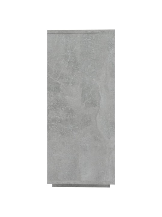 Kumode, betona pelēka, 120x30x75 cm, inženierijas koks
