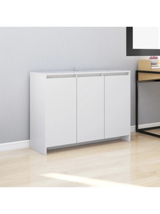Kumode, balta, 102x33x75 cm, inženierijas koks