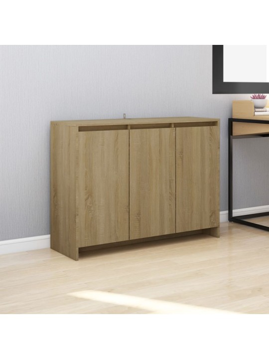 Kumode, ozolkoka krāsa, 102x33x75 cm, inženierijas koks