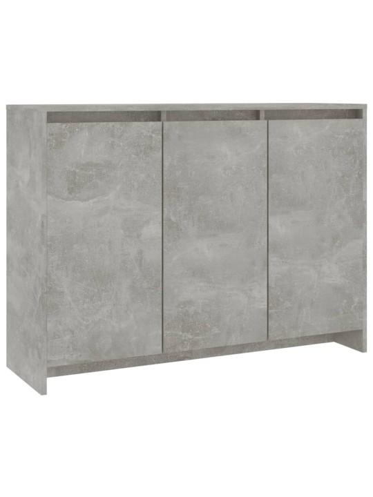 Kumode, betona pelēka, 102x33x75 cm, inženierijas koks