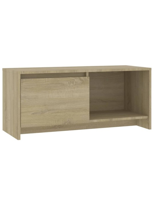 Tv skapītis, ozolkoka krāsa, 90x35x40 cm, inženierijas koks