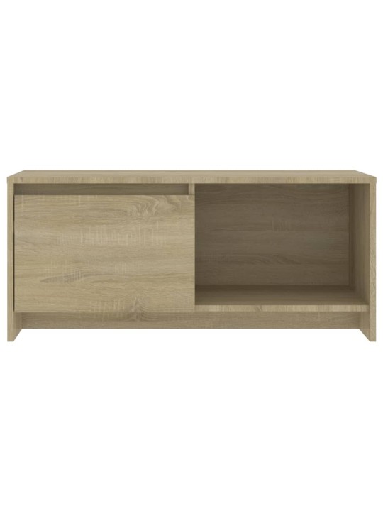 Tv skapītis, ozolkoka krāsa, 90x35x40 cm, inženierijas koks