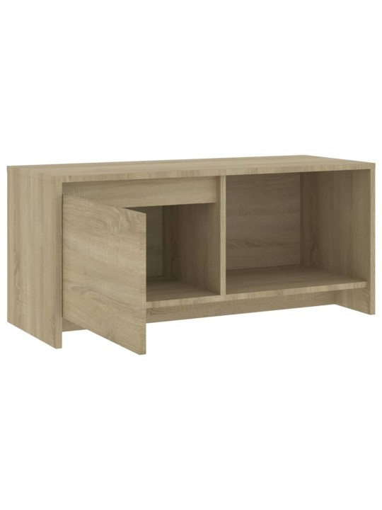 Tv skapītis, ozolkoka krāsa, 90x35x40 cm, inženierijas koks