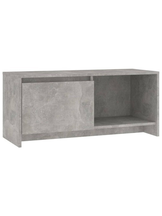 Tv skapītis, betona pelēks, 90x35x40 cm, inženierijas koks