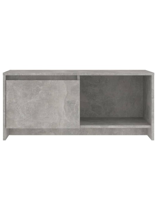 Tv skapītis, betona pelēks, 90x35x40 cm, inženierijas koks