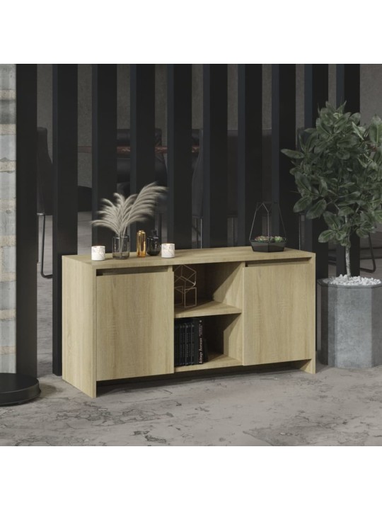Tv skapītis, ozolkoka krāsa, 102x37,5x52,5cm, inženierijas koks