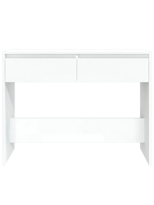 Konsoles galdiņš, balts, 100x35x76,5 cm, inženierijas koks