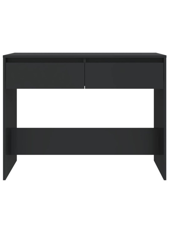 Konsoles galdiņš, melns, 100x35x76,5 cm, skaidu plāksne