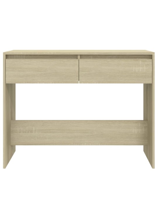 Konsoles galdiņš, ozolkoka, 100x35x76,5 cm, skaidu plāksne