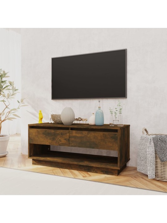 Tv skapītis, ozolkoka krāsa, 102x41x44 cm, inženierijas koks