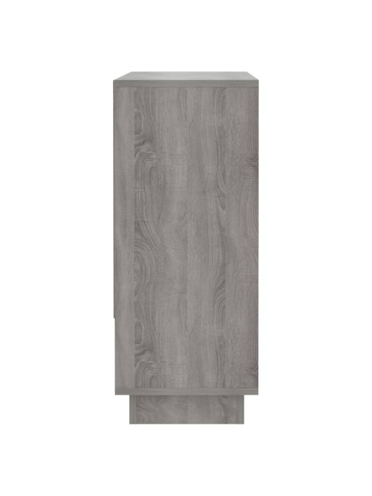 Kumode, pelēka ozolkoka, 97x31x75 cm, inženierijas koks