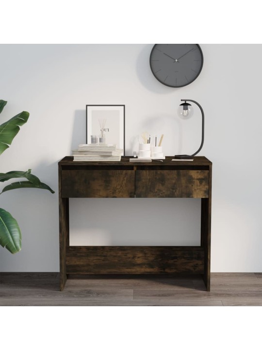 Konsoles galdiņš, ozolkoka krāsā, 89x41x76,5 cm, skaidu plāksne