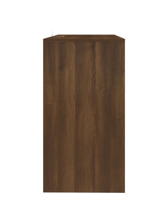 Konsoles galdiņš, ozolkoka krāsā, 89x41x76,5 cm, skaidu plāksne