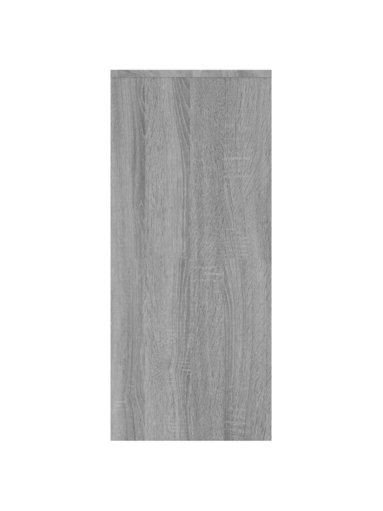 Kumode, pelēka ozolkoka krāsa, 102x33x75 cm, inženierijas koks