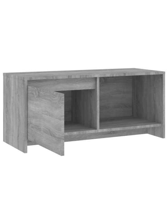 Tv skapītis, pelēcīga ozola krāsa, 90x35x40cm inženierijas koks