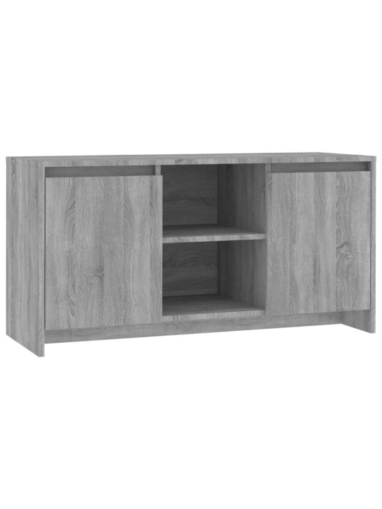 Tv skapītis pelēcīgs ozolkoks 102x37,5x52,5cm inženierijas koks
