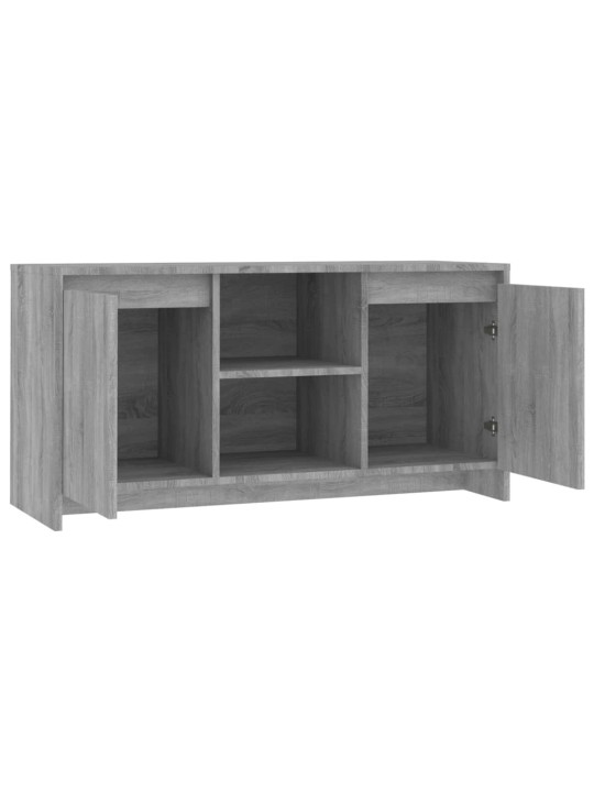 Tv skapītis pelēcīgs ozolkoks 102x37,5x52,5cm inženierijas koks