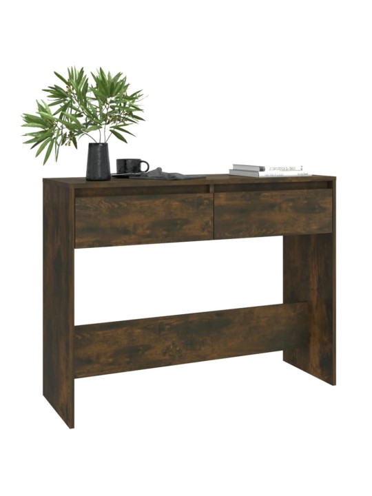 Konsoles galdiņš, ozolkoka, 100x35x76,5 cm, skaidu plāksne