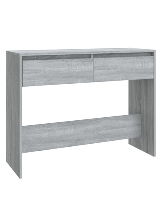 Konsoles galdiņš, pelēcīga ozola, 100x35x76,5 cm, skaidu plātne