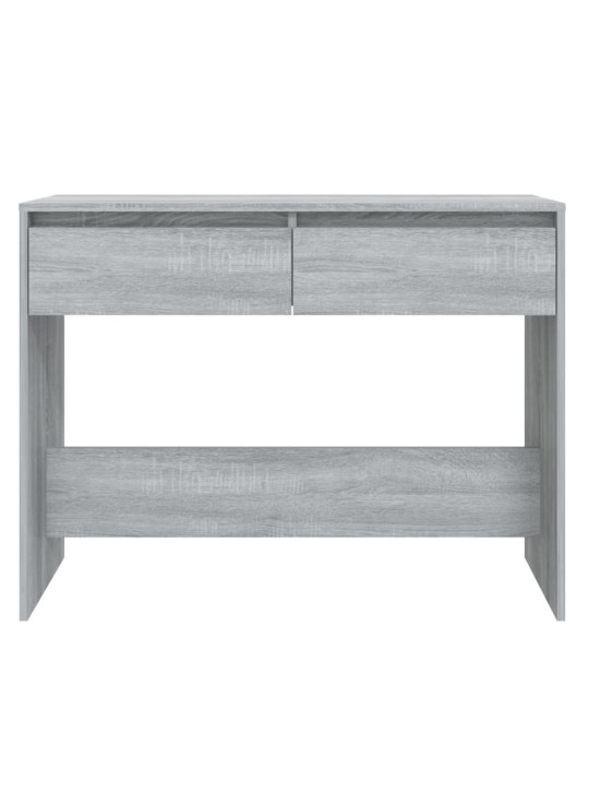 Konsoles galdiņš, pelēcīga ozola, 100x35x76,5 cm, skaidu plātne