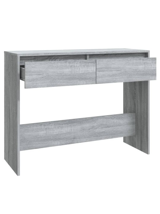 Konsoles galdiņš, pelēcīga ozola, 100x35x76,5 cm, skaidu plātne