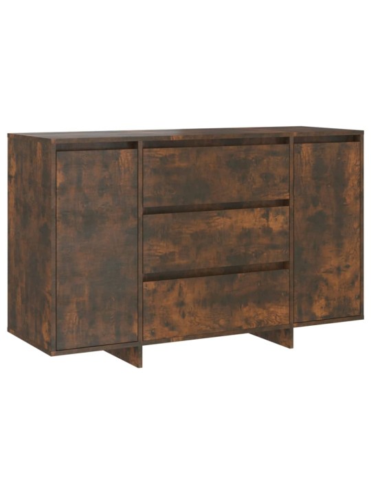 Kumode ar 3 atvilktnēm, ozolkoka, 120x41x75cm inženierijas koks