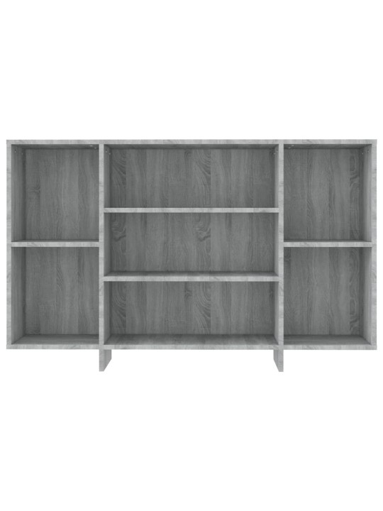 Kumode, pelēka ozolkoka krāsa, 120x30x75 cm, inženierijas koks
