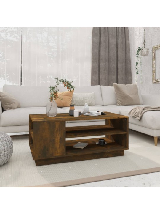 Kafijas galdiņš, 102x55x43 cm, inženierijas koks, ozolkoka