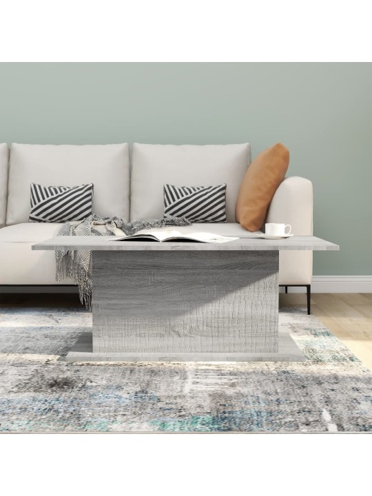 Kafijas galdiņš, pelēka ozola, 102x55,5x40cm, inženierijas koks