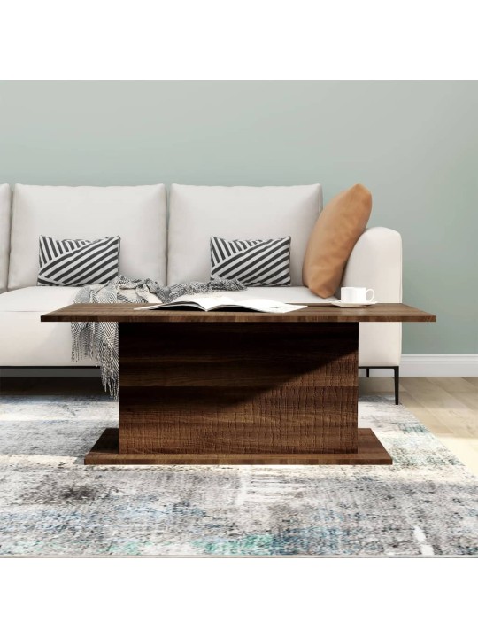 Kafijas galdiņš, ozolkoka krāsa 102x55,5x40cm inženierijas koks