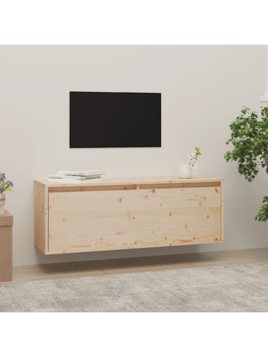Sienas skapītis, 100x30x35 cm, priedes masīvkoks