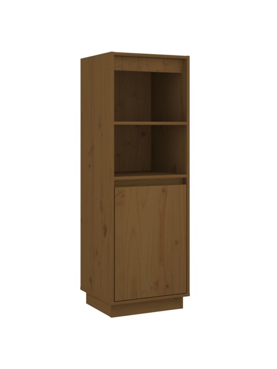 Augstais skapītis, medus brūns, 37x34x110 cm, priedes masīvkoks
