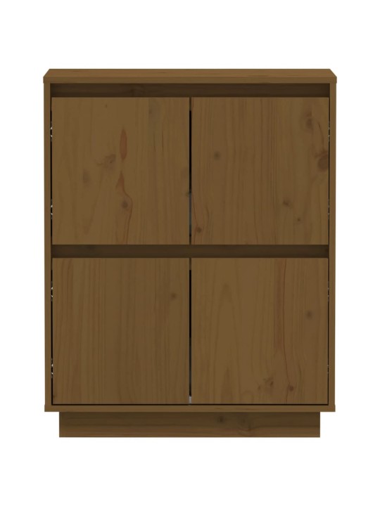 Kumode, medus brūna, 60x34x75 cm, priedes masīvkoks