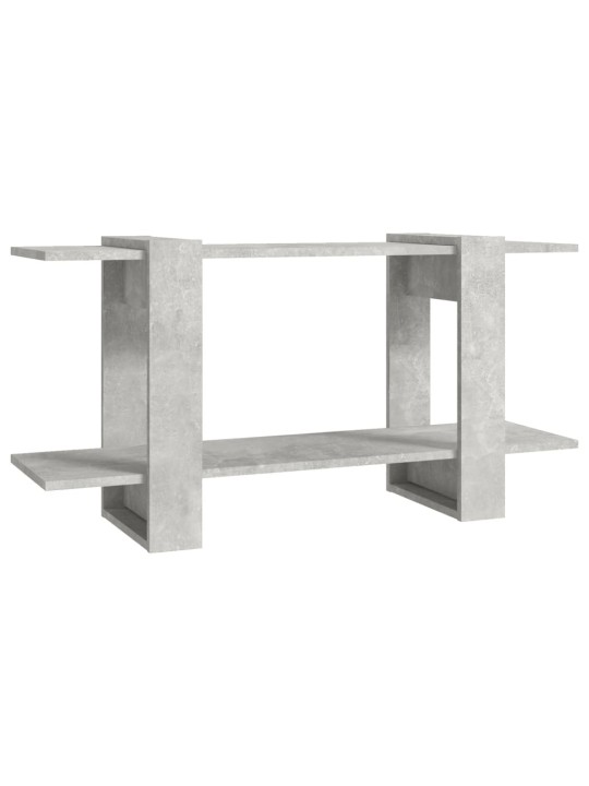 Grāmatu plaukts, betonpelēks, 100x30x51 cm, inženierijas koks
