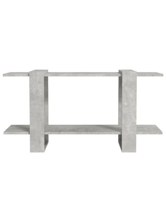 Grāmatu plaukts, betonpelēks, 100x30x51 cm, inženierijas koks
