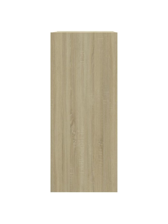Grāmatu plaukts, aizslietnis, ozolkoka krāsa, 40x30x72 cm
