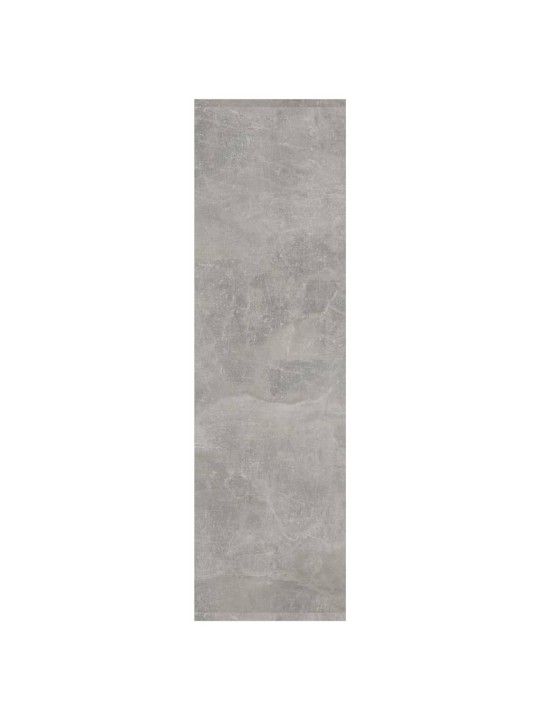 Grāmatu plaukts, betona pelēks, 40x30x103 cm, skaidu plāksne